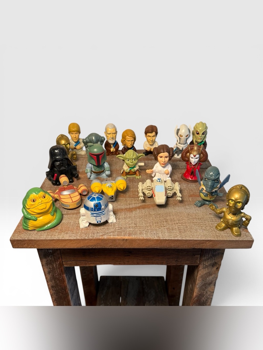 STAR WARS Burger King Kid's Meal Vintage Lot Of 20 Figures Assorted Characters